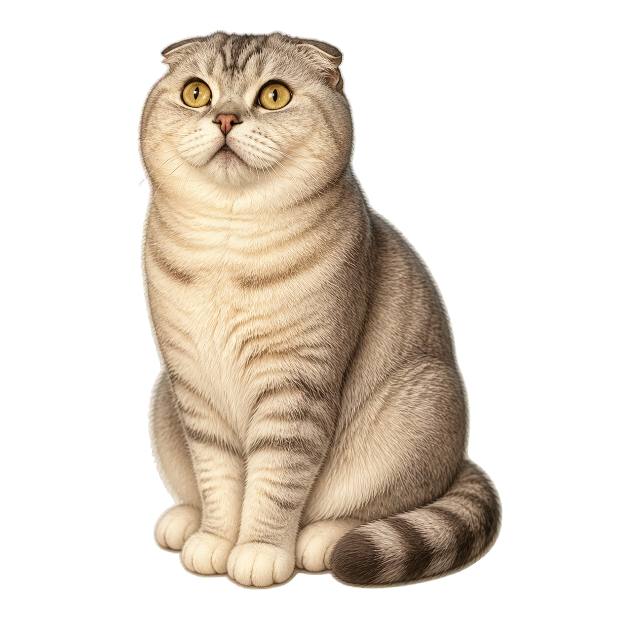 你的灰色折耳猫